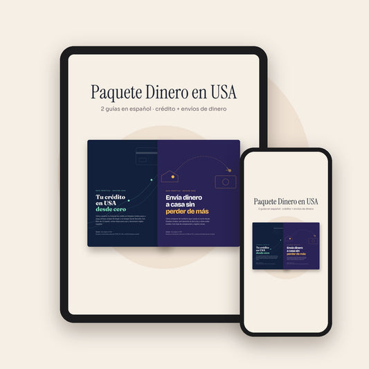 Paquete Dinero en USA en tablet y móvil