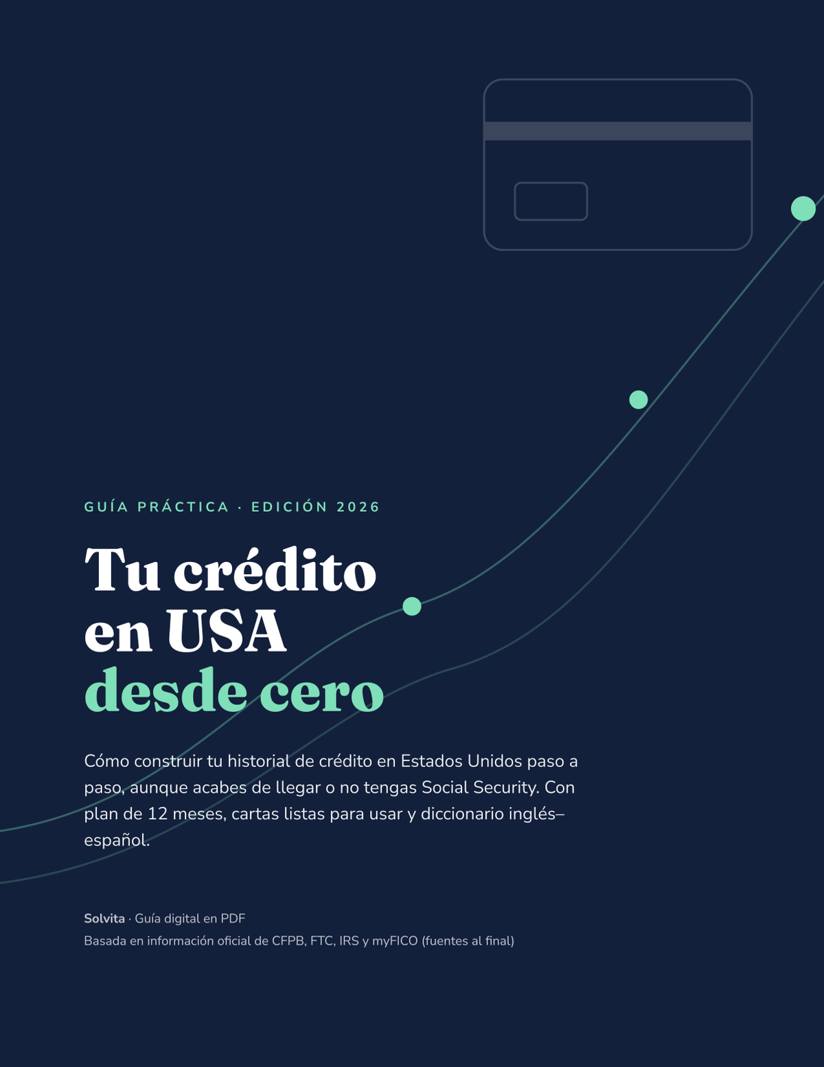 Portada de la guía Tu Crédito en USA Desde Cero