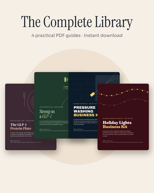 The Complete Library bundle with 4 guide covers